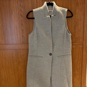 White House Black Market Long tailored vest